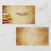 Bibliothecaris Visitekaartjes (Voorkant / Achterkant)