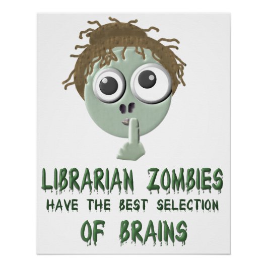 Bibliothecaris Zombies - Poster (Voorkant)