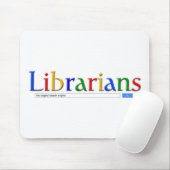 bibliothecarissen de oorspronkelijke zoekmachine muismat (Met muis)