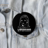 bibliothecarissen doen het heel stilletjes ronde button 4,0 cm (In situ)