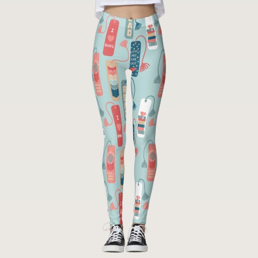 Bibliothecarissen en boekenliefhebbers Bladwijzer  Leggings (Voorkant)