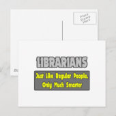 Bibliothecarissen...slimmer Briefkaart (Voorkant / Achterkant)