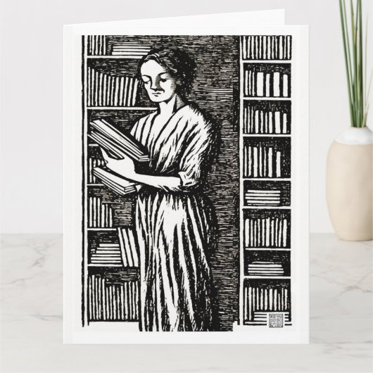Bibliothecarius - Librarian Wenskaart Kaart (Voorkant)