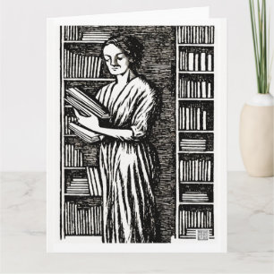 Bibliothecarius - Librarian Wenskaart Kaart