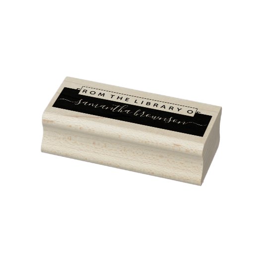 Bibliotheek aangepaste boekenliefhebber rubberstempel (Stempel)