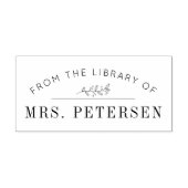 Bibliotheek aangepaste naam boek stempel (Design)