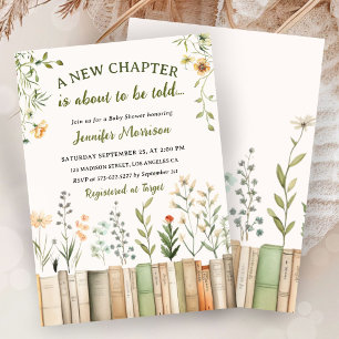 Bibliotheek Baby Shower Geslacht Neutraal Nieuw Ho Kaart