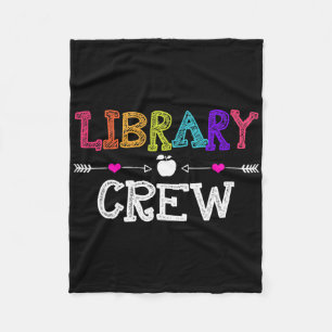 Bibliotheek bemanning leraar leuk eerste schooldag fleece deken