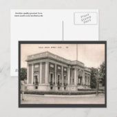 Bibliotheek, Beverly, MA Vintage Briefkaart (Voorkant / Achterkant)