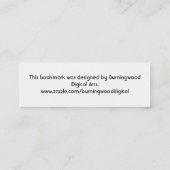 Bibliotheek Bladwijzer Mini Visitekaartje (Achterkant)