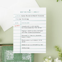 Bibliotheek Boek Bekijk Kaart Bruiloft Menu