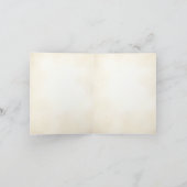 Bibliotheek Boek Bruiloft Gevouwen Dank u Kaart (Binnen)