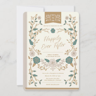 Bibliotheek Boek Huwelijksreceptie Kaart