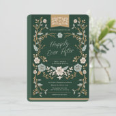  Bibliotheek Boek Huwelijksreceptie Kaart (Staand voorkant)