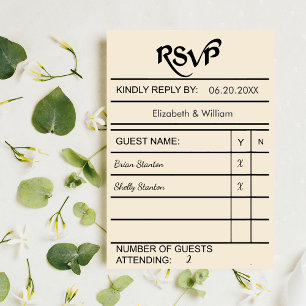 Bibliotheek Boek Kaart RSVP