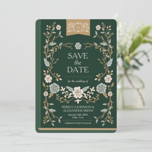  bibliotheek Boek sparen de Datum Save The Date (Staand voorkant)