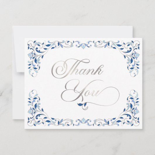 Bibliotheek Boek Verhaal Sprookje Bruiloft Bedankkaart (Voorkant)