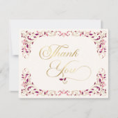  Bibliotheek Boek Verhaal Sprookje Bruiloft Bedankkaart (Voorkant)