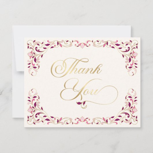  Bibliotheek Boek Verhaal Sprookje Bruiloft Bedankkaart (Voorkant)