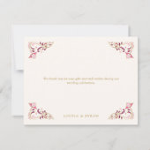  Bibliotheek Boek Verhaal Sprookje Bruiloft Bedankkaart (Achterkant)