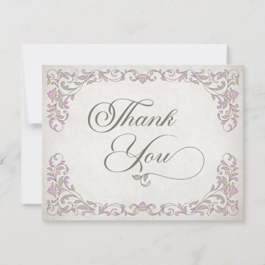  Bibliotheek Boek Verhaal Sprookje Bruiloft Bedankkaart (Voorkant)