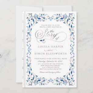 Bibliotheek Boek Verhaal Sprookje Bruiloft Kaart