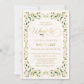  Bibliotheek Boek Verhaal Sprookje Bruiloft Kaart (Voorkant)