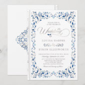 Bibliotheek Boek Verhaal Sprookje Bruiloft Kaart (Voorkant / Achterkant)