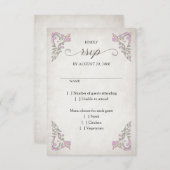  Bibliotheek Boek Verhaal Sprookje Bruiloft RSVP Kaartje (Voorkant / Achterkant)