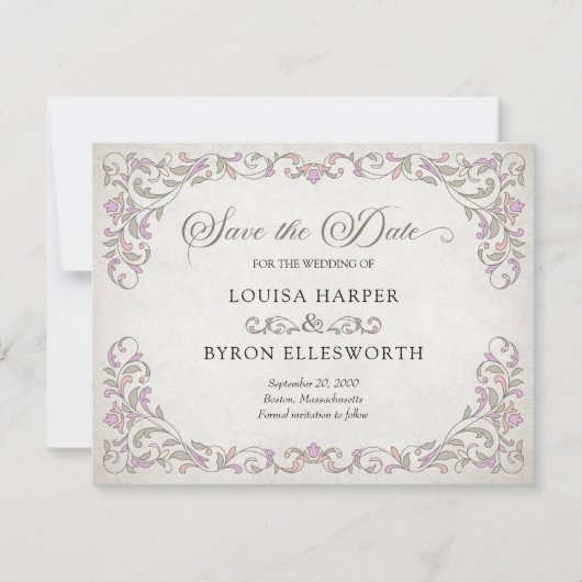 Bibliotheek Boek Verhaal Sprookje Bruiloft Save The Date (Voorkant)