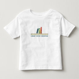 Bibliotheek, Boeken, Avontuur Peuter T-shirt