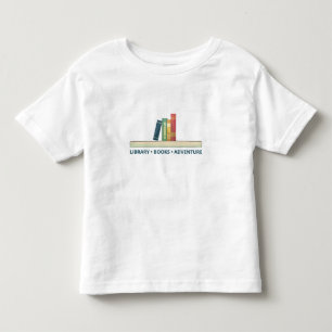 Bibliotheek, Boeken, Avontuur Peuter T-shirt