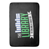 Bibliotheek Boeken Cadeau Badmat (Voorkant Verticaal)