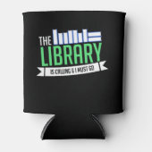 Bibliotheek Boeken Cadeau Blikjeskoeler (Voorkant)