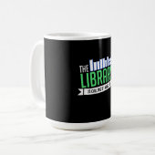 Bibliotheek Boeken Cadeau Koffiemok (Voorkant links)