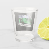 Bibliotheek Boeken Cadeau Shot Glas (Achterkant)