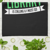 Bibliotheek Boeken Cadeau Theedoek (Gevouwen)