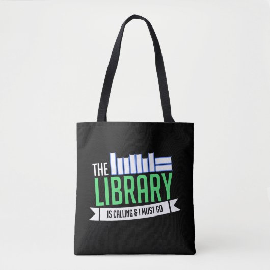 Bibliotheek Boeken Cadeau Tote Bag (Voorkant)