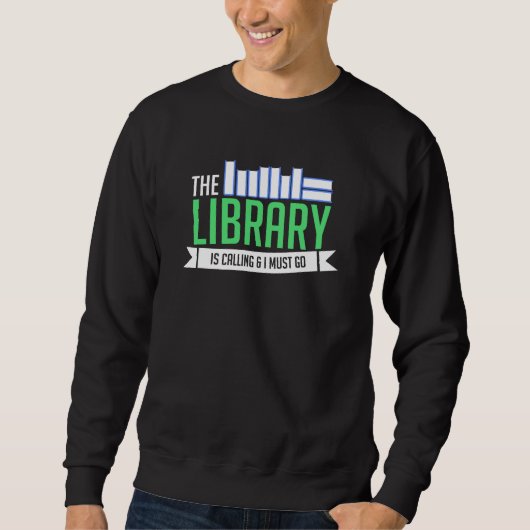Bibliotheek Boeken Cadeau Trui (Voorkant)