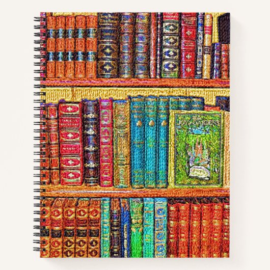 Bibliotheek Boeken Notitieboek (Voorkant)