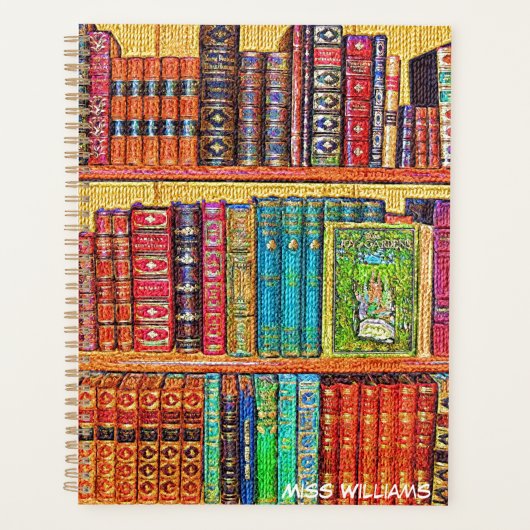 Bibliotheek Boeken Planner (Voorkant)