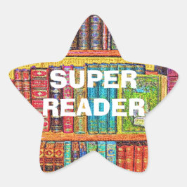 Bibliotheek Boeken Super Reader Award Stickers