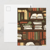 bibliotheek briefkaart (Voorkant / Achterkant)