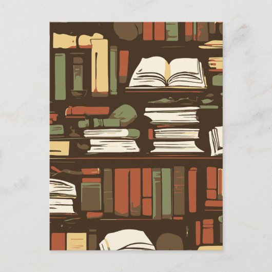 bibliotheek briefkaart (Voorkant)