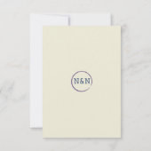 Bibliotheek Bruiloft RSVP Boek Retour Kaarten Kaartje (Achterkant)