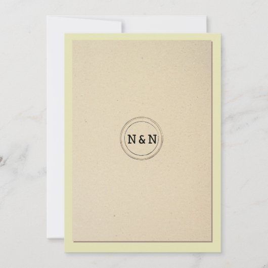 Bibliotheek Bruiloft Uitnodiging Boek Thema Uitnod (Achterkant)