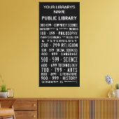 Bibliotheek Bus Roll Sign Canvas Afdruk (Insitu (Woonkamer))