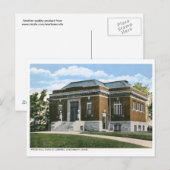 Bibliotheek, Cincinnati, Vintage van Ohio Briefkaart (Voorkant / Achterkant)