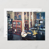 Bibliotheek, Doylestown, PA  Briefkaart (Voorkant / Achterkant)