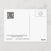 Bibliotheek, Doylestown, PA  Briefkaart (Achterkant)